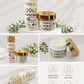 Glamour Touch Gold Skin Polish (24K Gold Bleach Powder & Developer)
