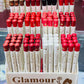 Glamour Touch Artistic Lipstick Pencil display with multiple shades