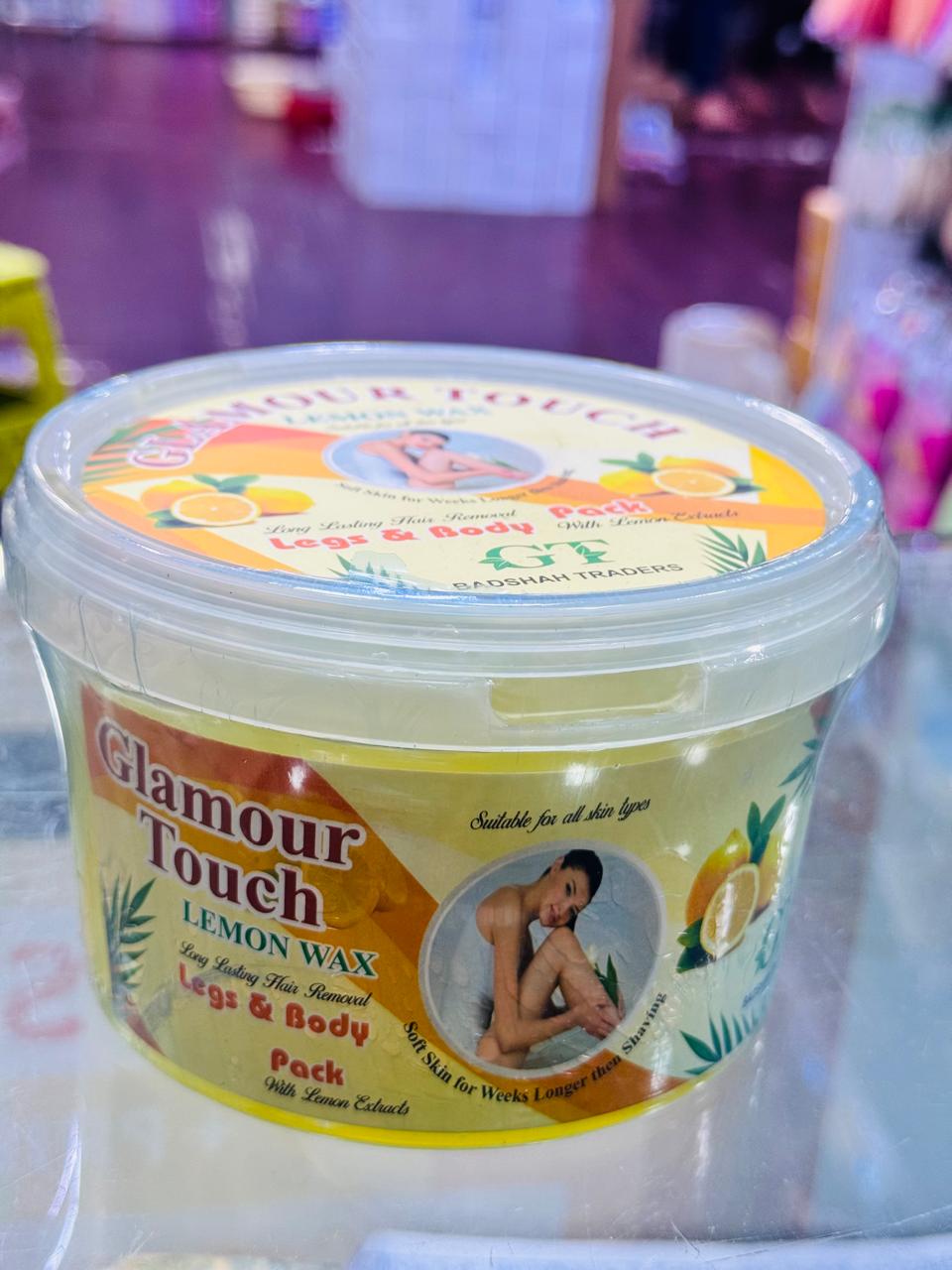 Glamour Touch Lemon Wax Legs & Body Pack
