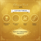 Glamour Touch Cotton Thread - Features Infographic