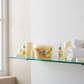 Glamour Touch Lemon Wax on modern bathroom shelf