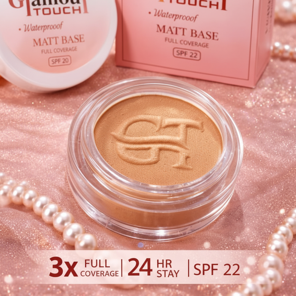 Glamour Touch Matt Base - Close-up GT Logo