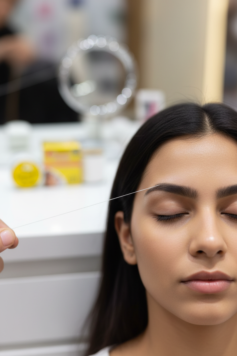 Glamour Touch Cotton Thread - Lifestyle Threading Shot