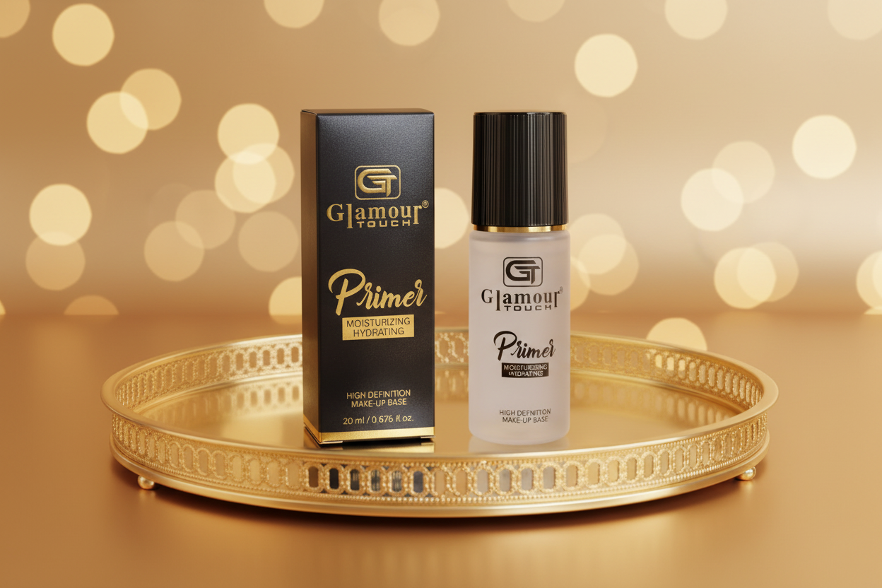 Glamour Touch Primer gold vanity tray