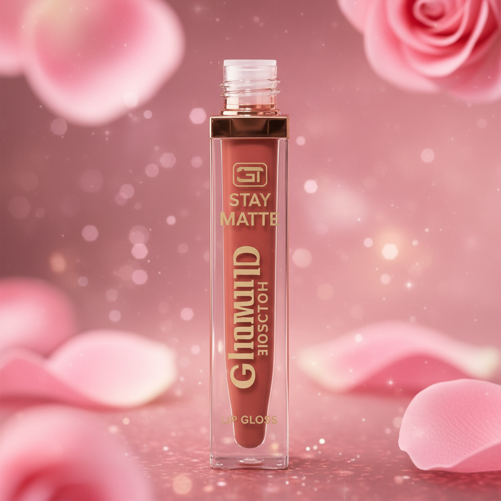 Glamour Touch Lip Gloss close-up label detail