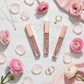 Glamour Touch Lip Gloss rose marble flat lay