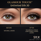 Glamour Touch Silk 3D Mascara - Before and After