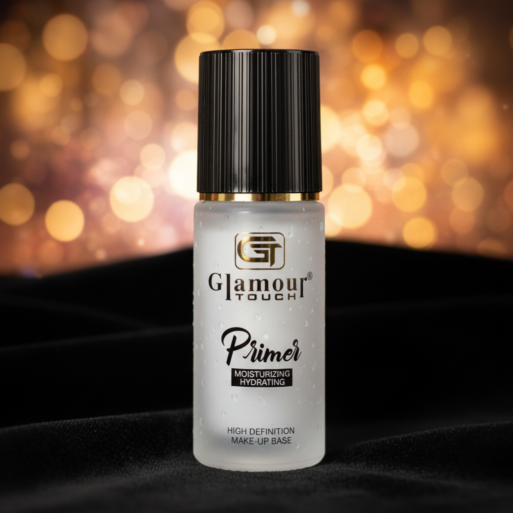 Glamour Touch Primer close-up label detail