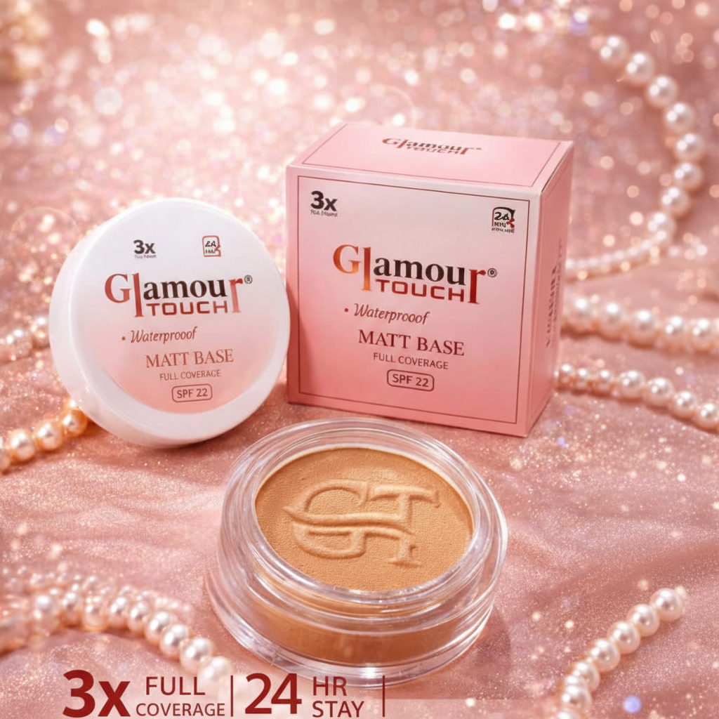 Glamour Touch Matt Base - Packaging Side by Side